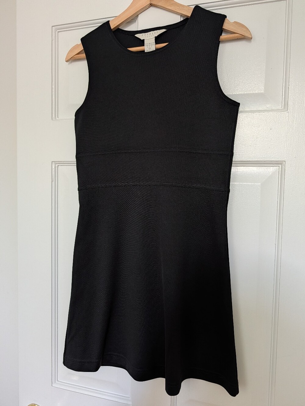Express Tricot Vintage Black Sleeveless Dress